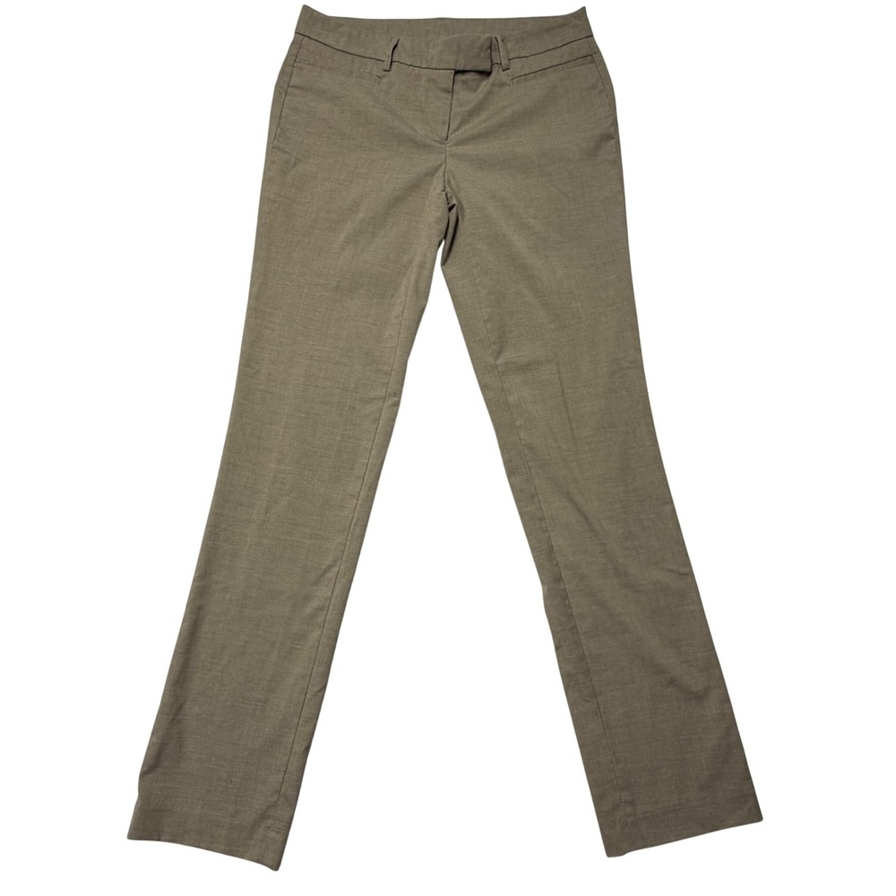 Kenar Dress Pants Tan Heathered Sand Straight Leg‎ Trousers Size 6 Casual Career